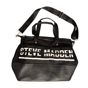 Steve Madden Black Gym Bag